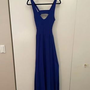 Maxi open back dress
